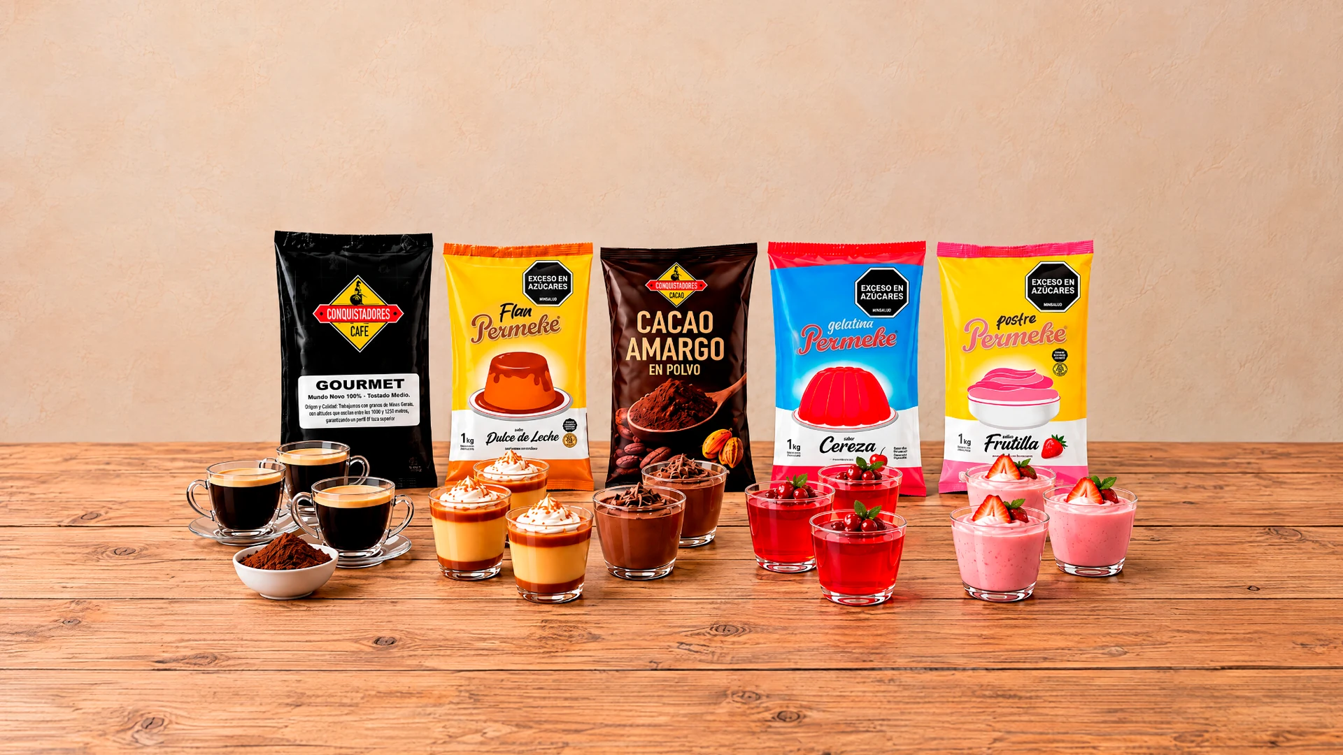 Productos Conquistadores para catering institucional